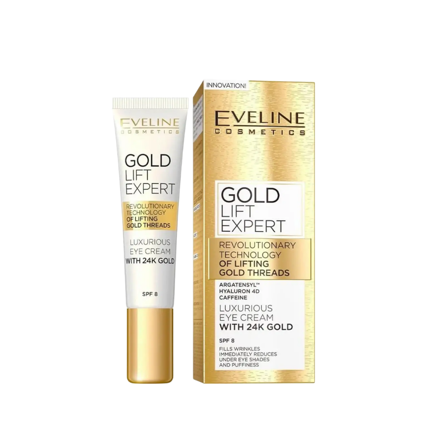 Creme de contorno de olhos e pálpebras Gold Lift Expert