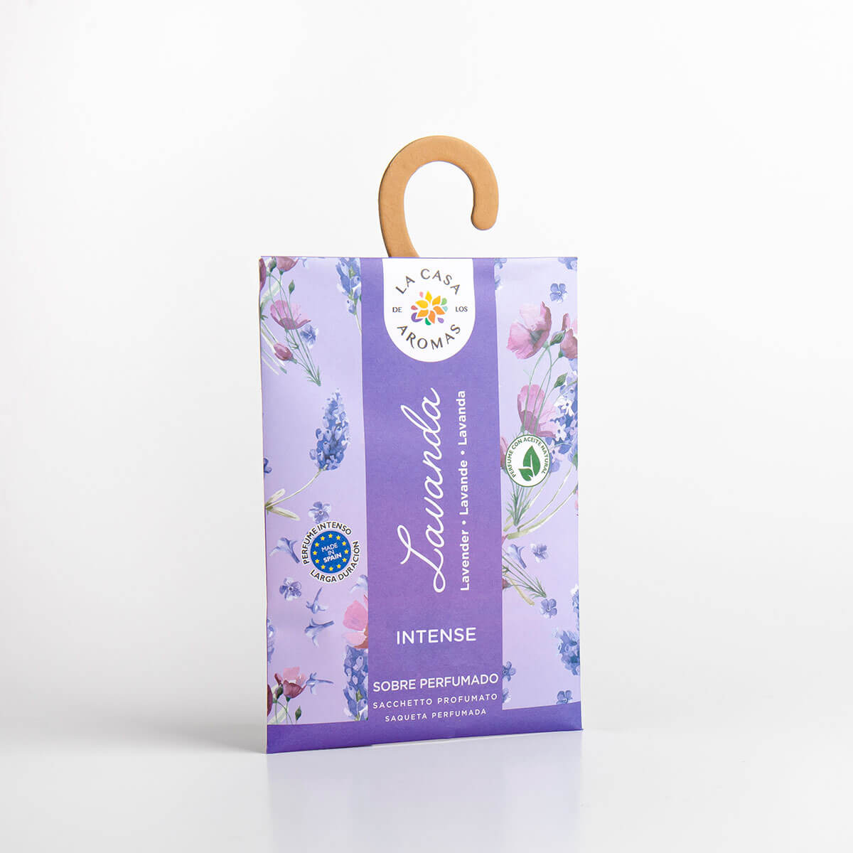 alt="Ambientador Armário Lavanda Intenso marca La Casa de Los Aromas - Ambientador para armário com aroma intenso de lavanda da marca La Casa de Los Aromas"