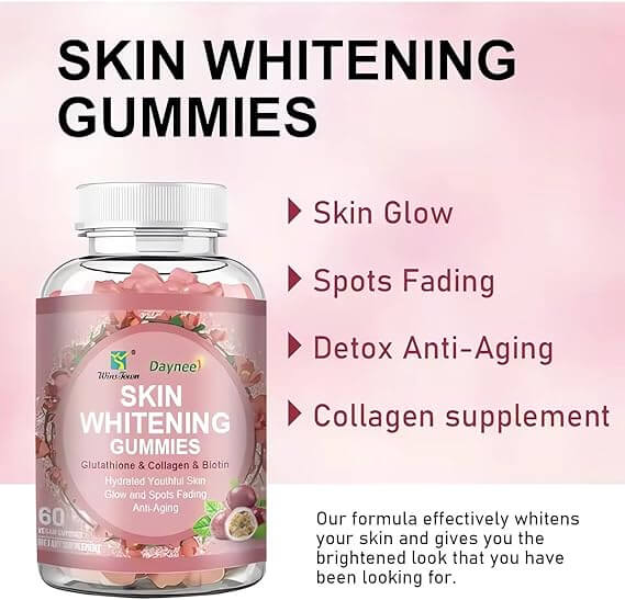 Gomas Skin Whitening  – Clareamento e Pele Jovem