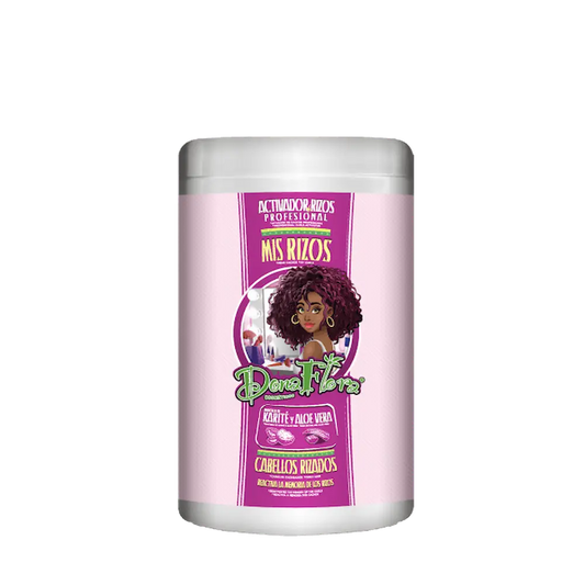 ativador de caracóis dona flora mis rizos karité aloe vera definição hidratação cabelos crespos