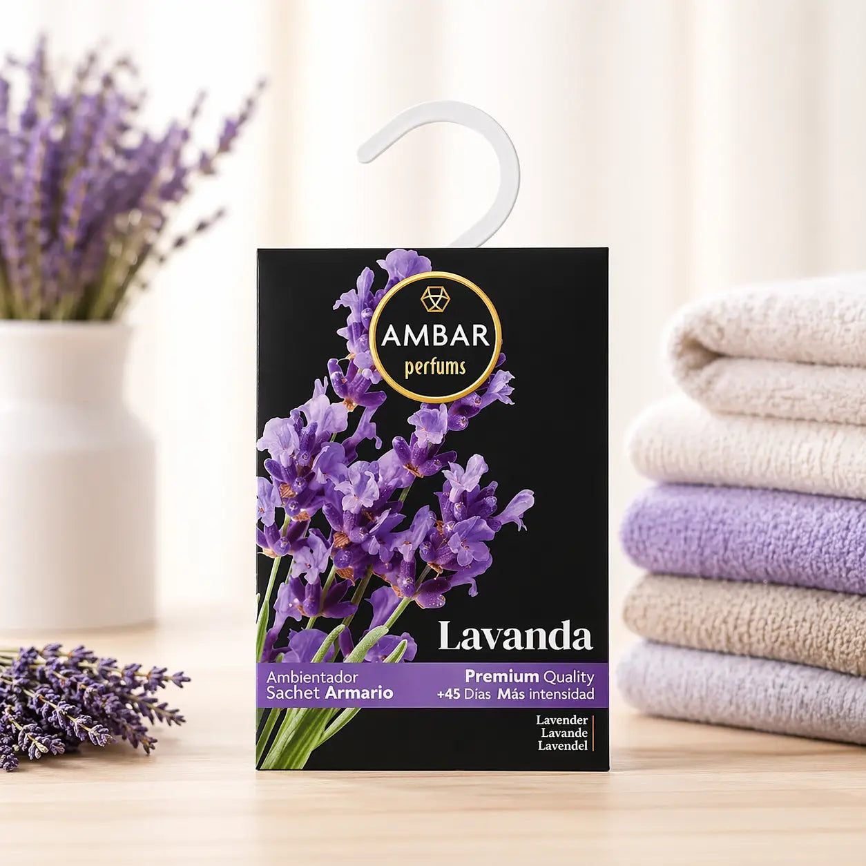 ambientador de armario aroma lavanda para roupa com fragrancia relaxante