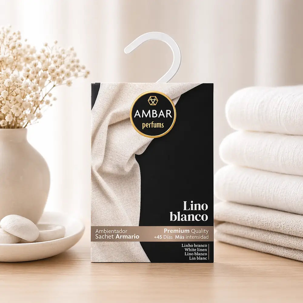 ambientador de armario aroma linho branco para roupa com cheiro a roupa limpa