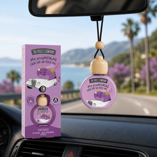 ambientador carro amoras fruit company aroma doce intenso duradouro
