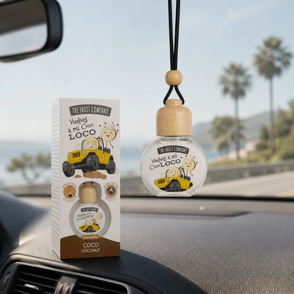 ambientador carro coco fruit company perfume carro aroma tropical