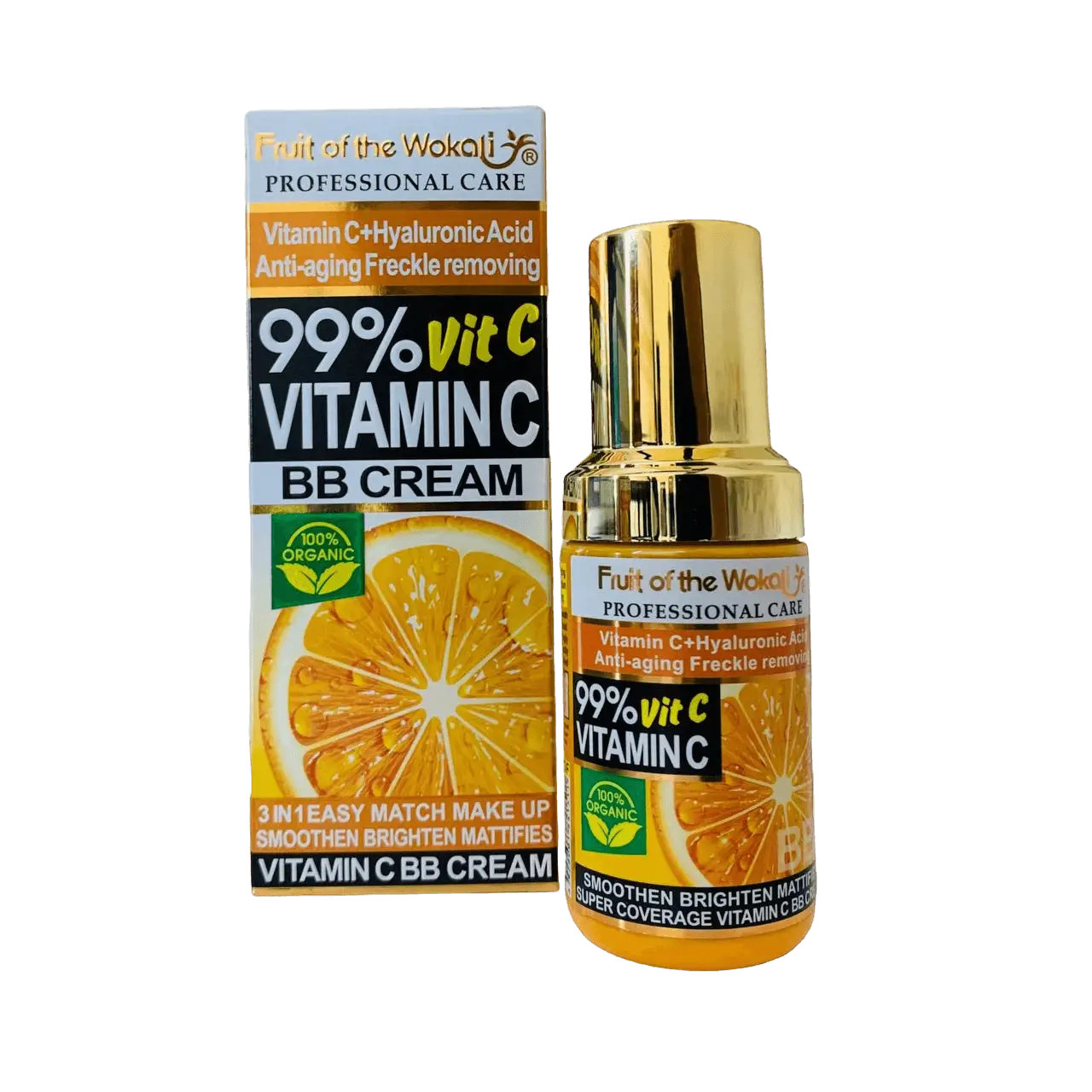 bb cream vitamina c fruit of the wokali acido hialuronico embalagem