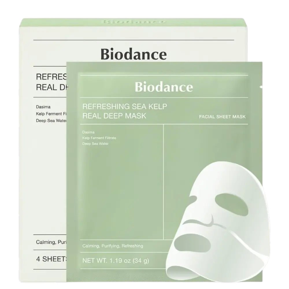 Biodance Refreshing Sea Kelp Real Deep Mask 4x34g  