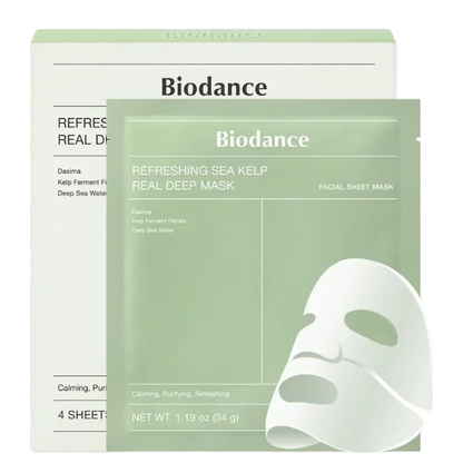Biodance Refreshing Sea Kelp Real Deep Mask 4x34g  