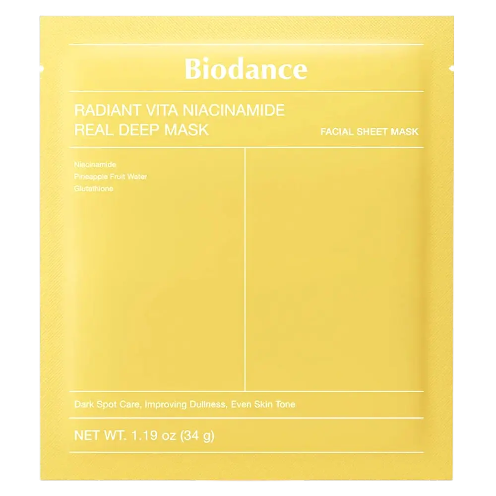 Biodance Radiant Vita Niacinamide Real Deep Mask 34g