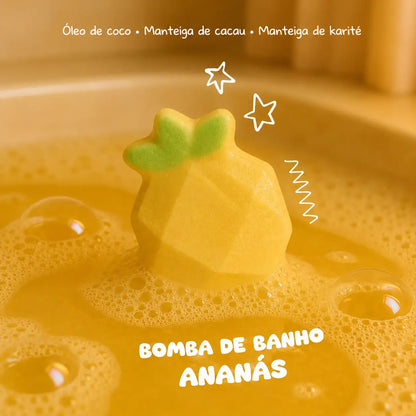 bombas de banho frutadas the fruit company aroma ananas