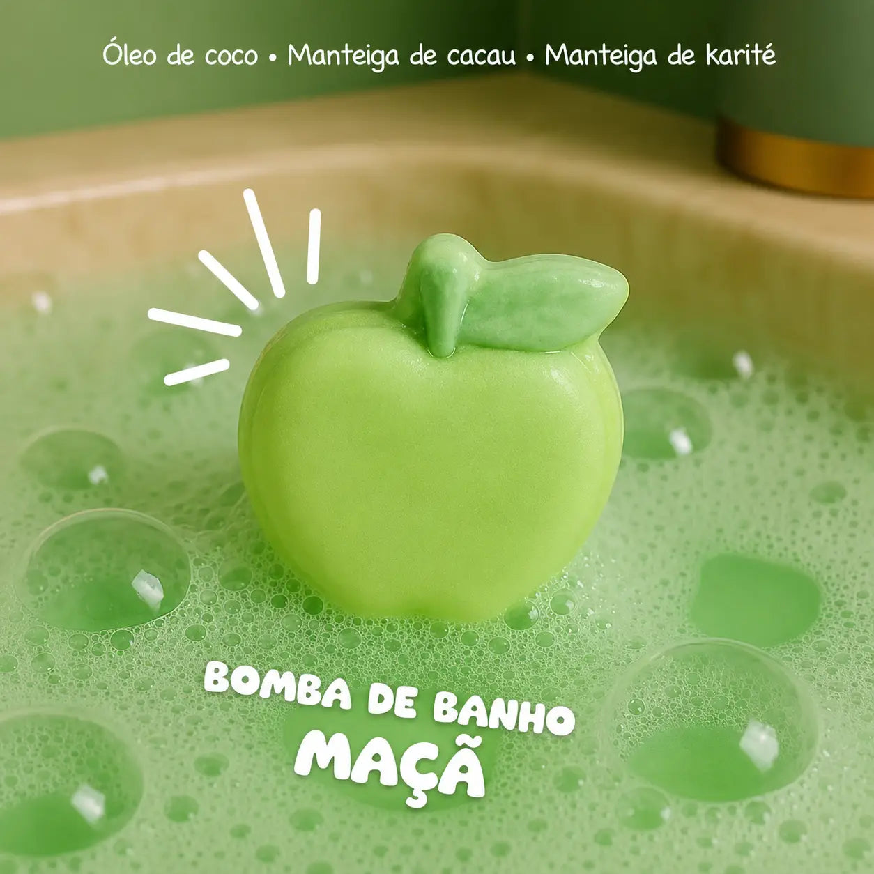  bombas de banho frutadas the fruit company aroma maca