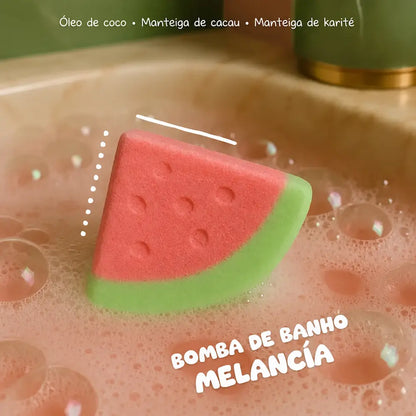 bombas de banho frutadas the fruit company aroma melancia