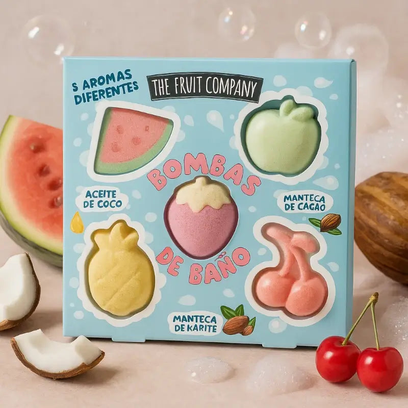 Bombas de baño frutales de The Fruit Company