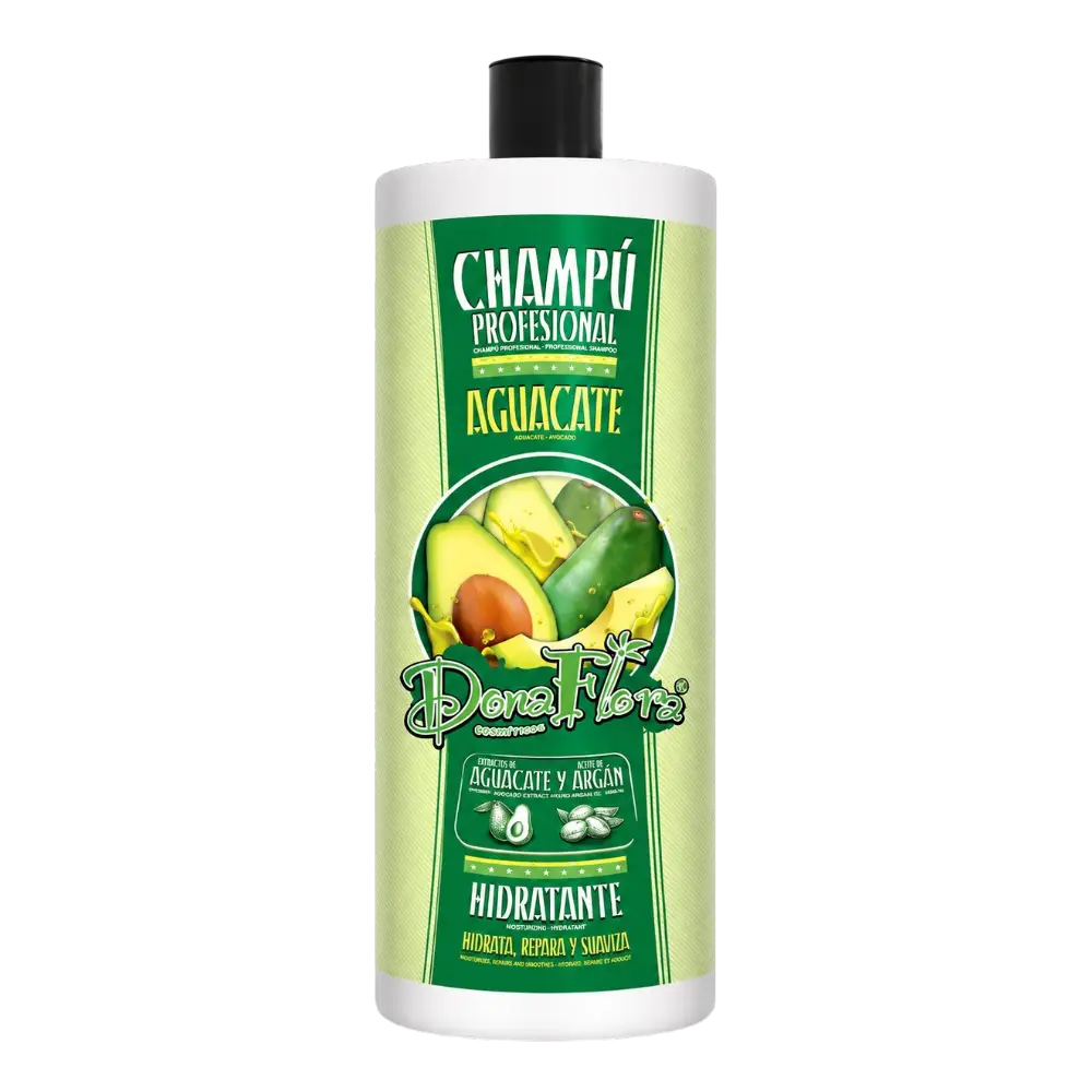 champô abacate e óleo de argão dona flora 1000ml