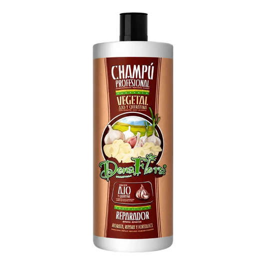 champô reparador alho e queratina dona flora