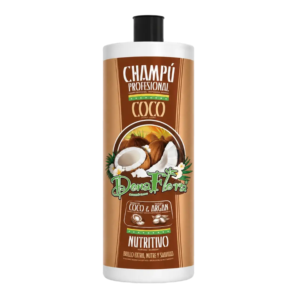 champô coco e óleo de argão dona flora 1000ml