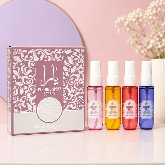 coffret miss vanessa yara perfume spray set box