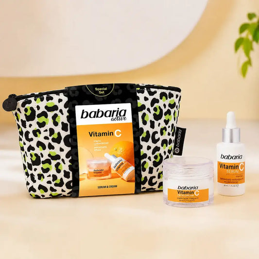conjunto vitamina c babaria sérum e creme