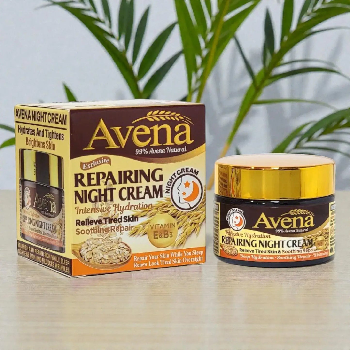 Creme de noite com Extrato de Aveia