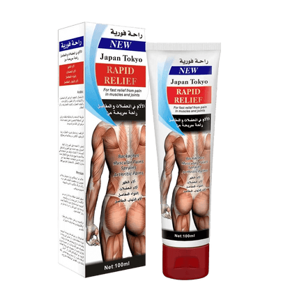 alt="Creme para Dores Musculares marca Japan Tokyo - Creme formulado para aliviar dores musculares e tensões, proporcionando um efeito calmante e relaxante, ideal para uso após exercícios físicos ou longos períodos de esforço."