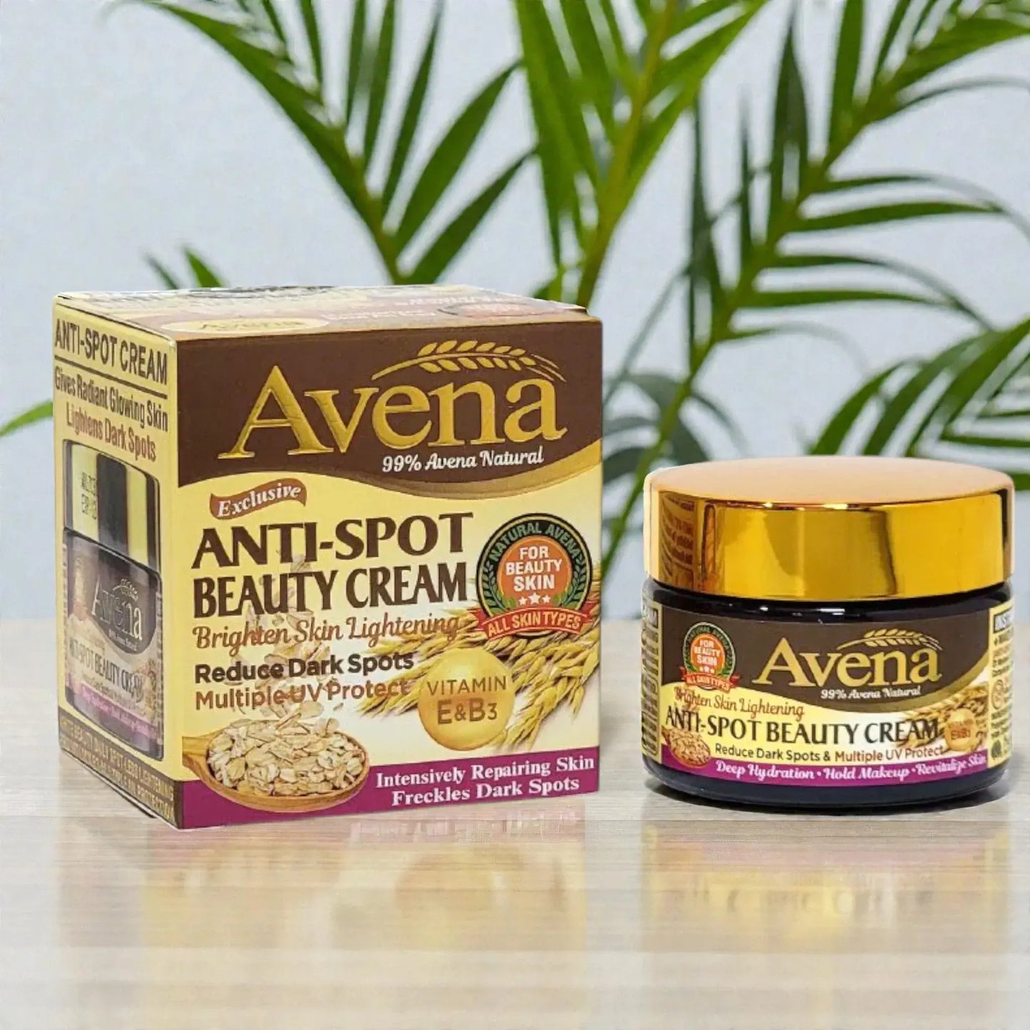 Creme Anti‑Manchas com Extrato de Aveia