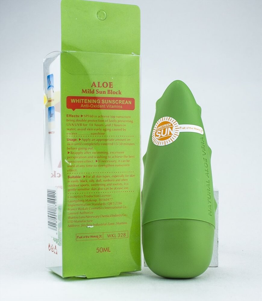 Protector Solar Facial Aloe Vera 90+ 50ml