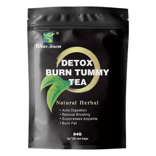 embalagem cha detox flat tummy queima gordura 28 dias