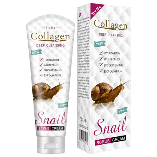Esfoliante corporal de colagénio com extrato de caracol 150ml