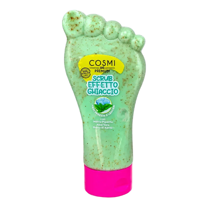 Esfoliante para Pés Cosmi Menta e Aloé Vera com efeito refrescante