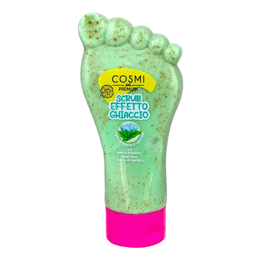 Esfoliante para Pés Cosmi Menta e Aloé Vera com efeito refrescante