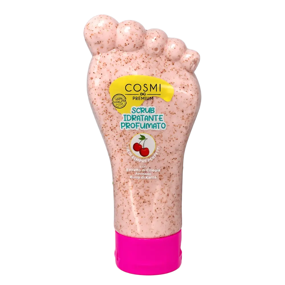 Esfoliante para Pés Cosmi Cereja e Abacate com manteiga de karité