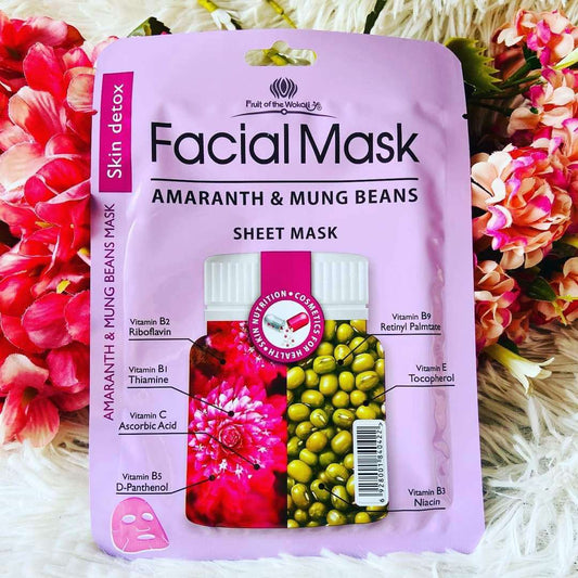 Facial Mask Amarath & Mung Beans - Storettastic