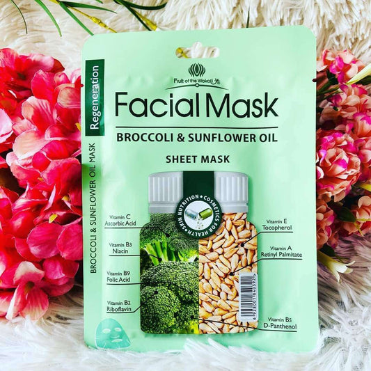 Facial Mask Broccoli & Sunflower Oil