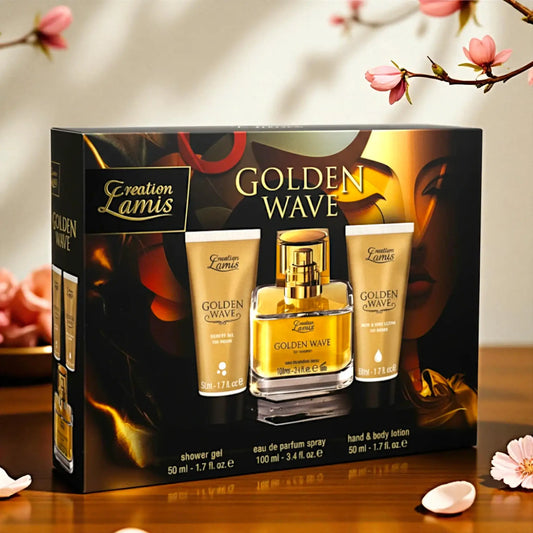 Set de regalo para mujer Golden Wave