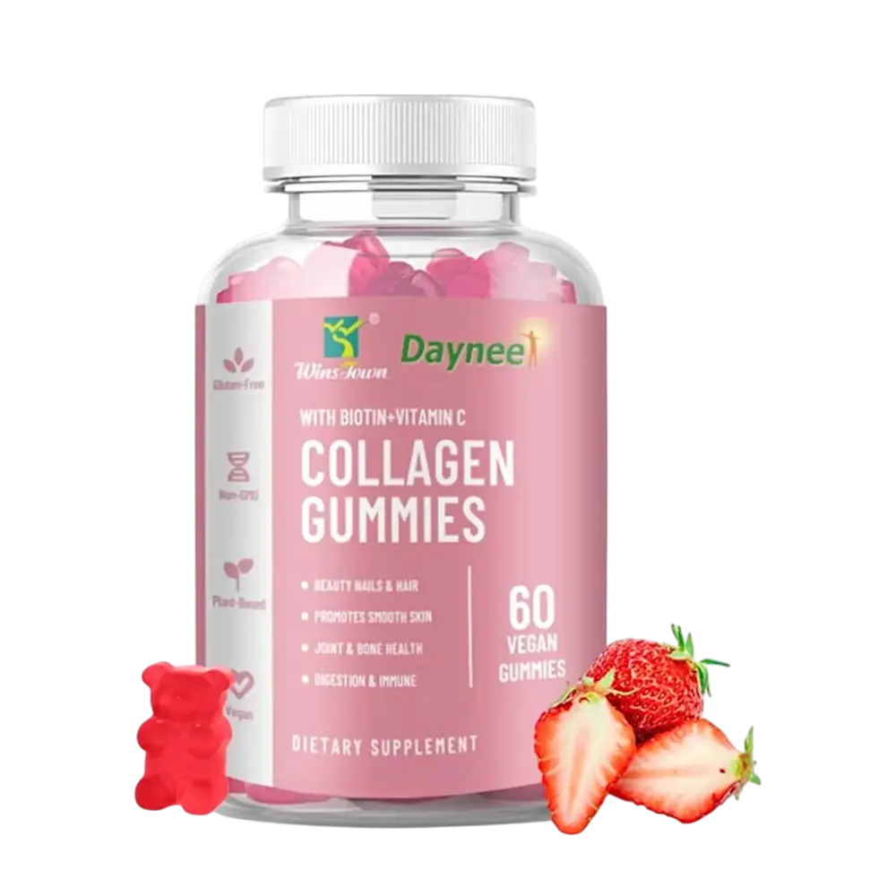 gomas de colagénio com biotina e vitamina c 60 gomas suplemento pele cabelo unhas
