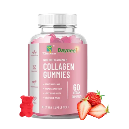gomas de colagénio com biotina e vitamina c 60 gomas suplemento pele cabelo unhas