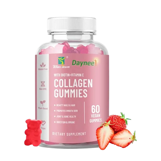 gomas de colagénio com biotina e vitamina c 60 gomas suplemento pele cabelo unhas