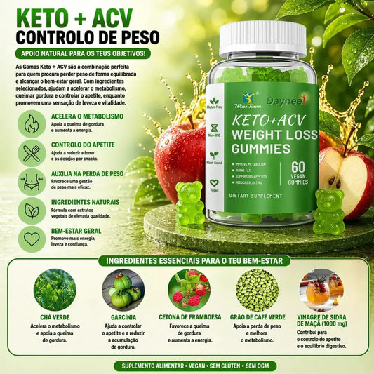 Gomitas Keto ACV para bajar de peso y apoyar la dieta cetogénica