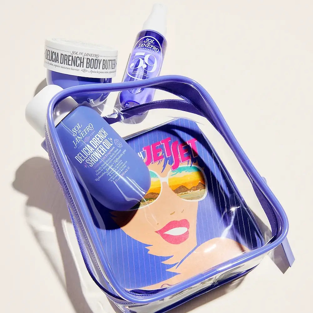 kit cuidados corporais sol de janeiro com bolsa