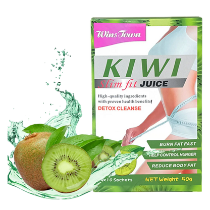 Suplemento em pó com sabor a kiwi