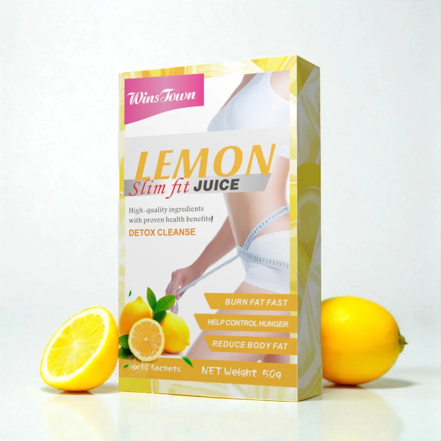 Suplemento em pó com sabor a limão