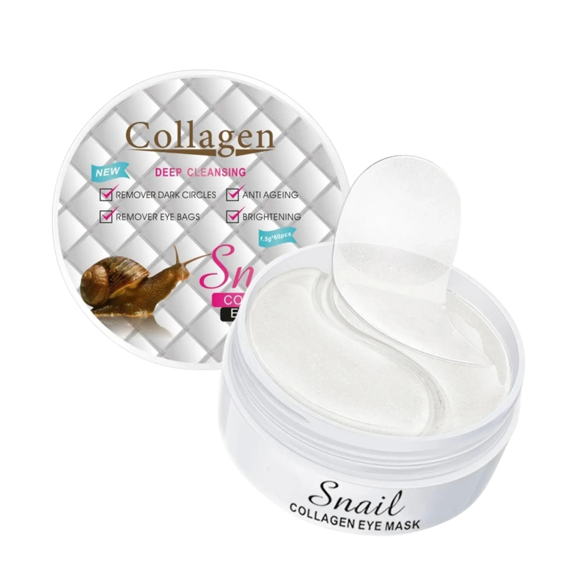 máscara olhos extrato caracol cuidado intensivo pele