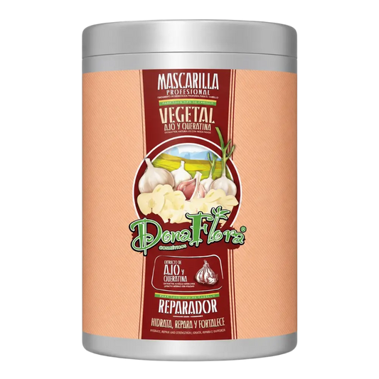 máscara reparadora alho e queratina dona flora 1000ml