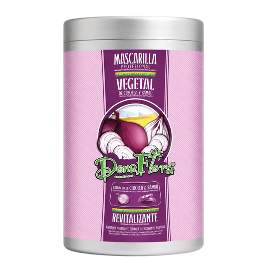 máscara revitalizante cebola e bambu dona flora 1000ml