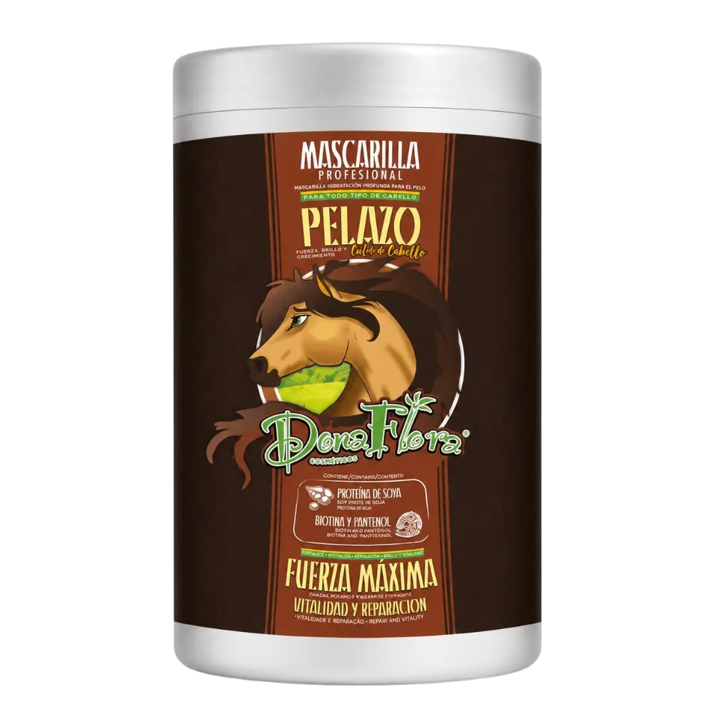 máscara pelazo crina de cavalo dona flora 1000ml