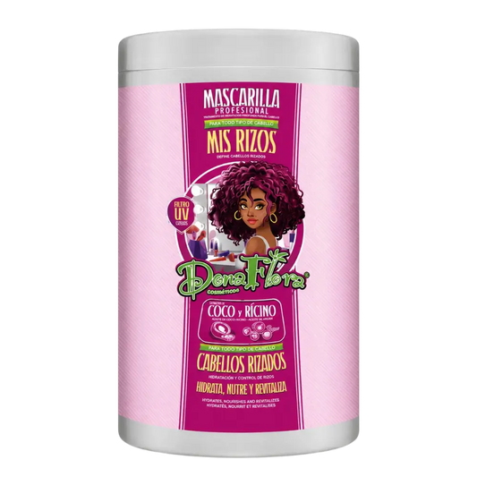máscara cabelos cacheados dona flora 1000ml