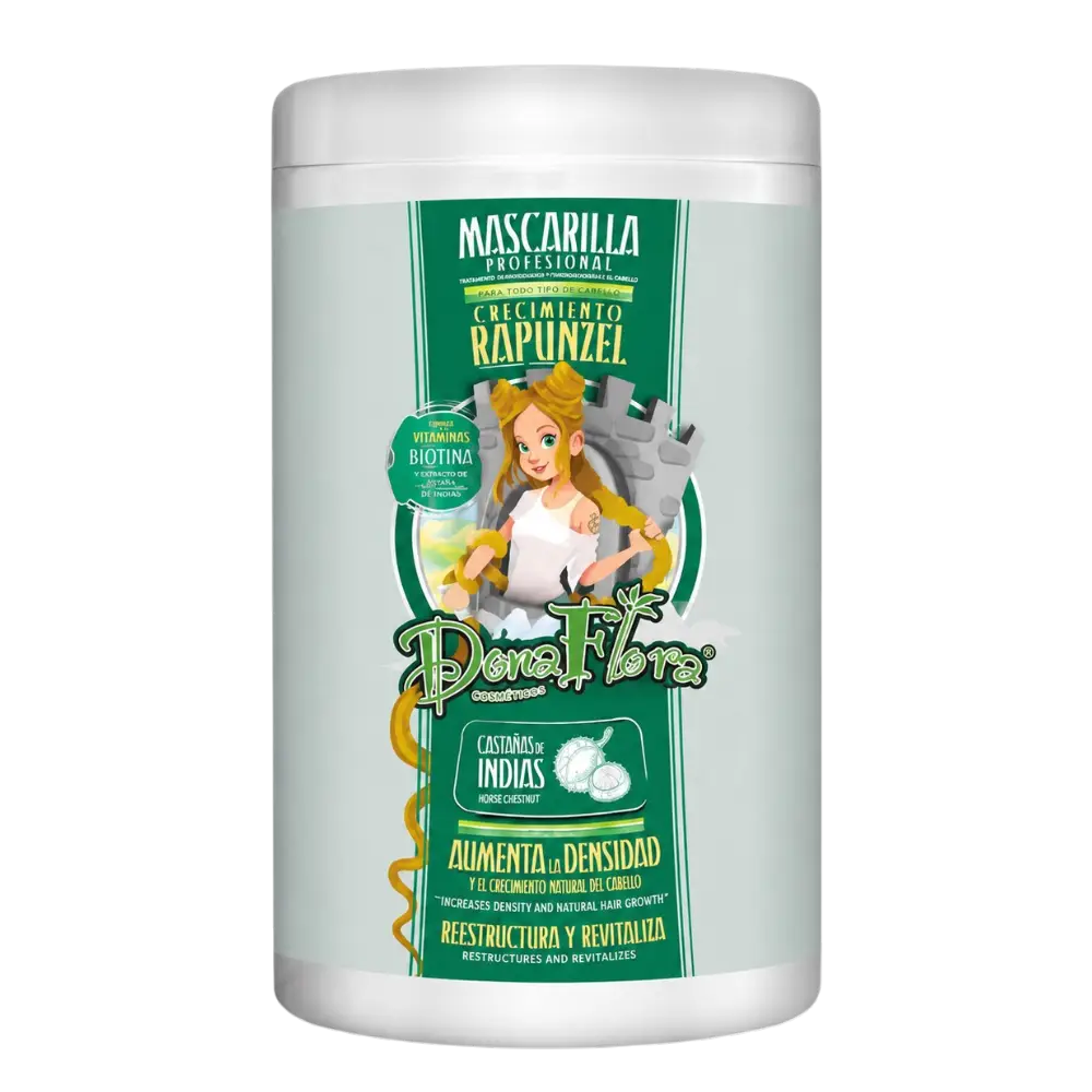 máscara crescimento rapunzel dona flora 1000ml