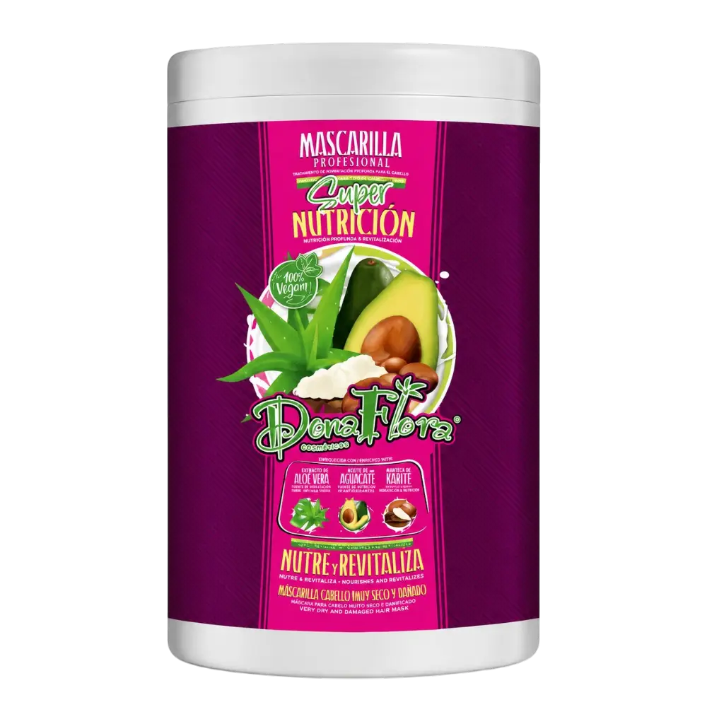 máscara super nutrição dona flora 1000ml