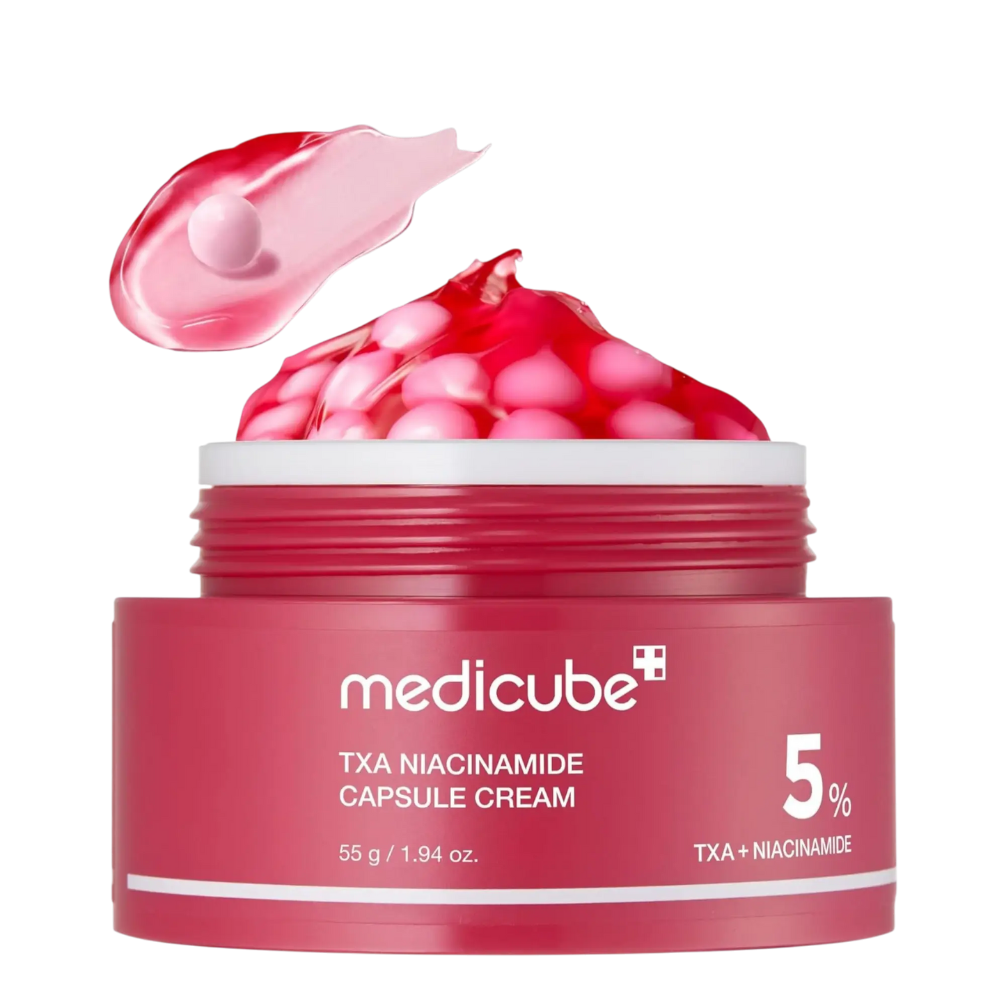 Creme Medicube TXA niacinamida cápsulas para reduzir manchas uniformizar o tom e iluminar a pele