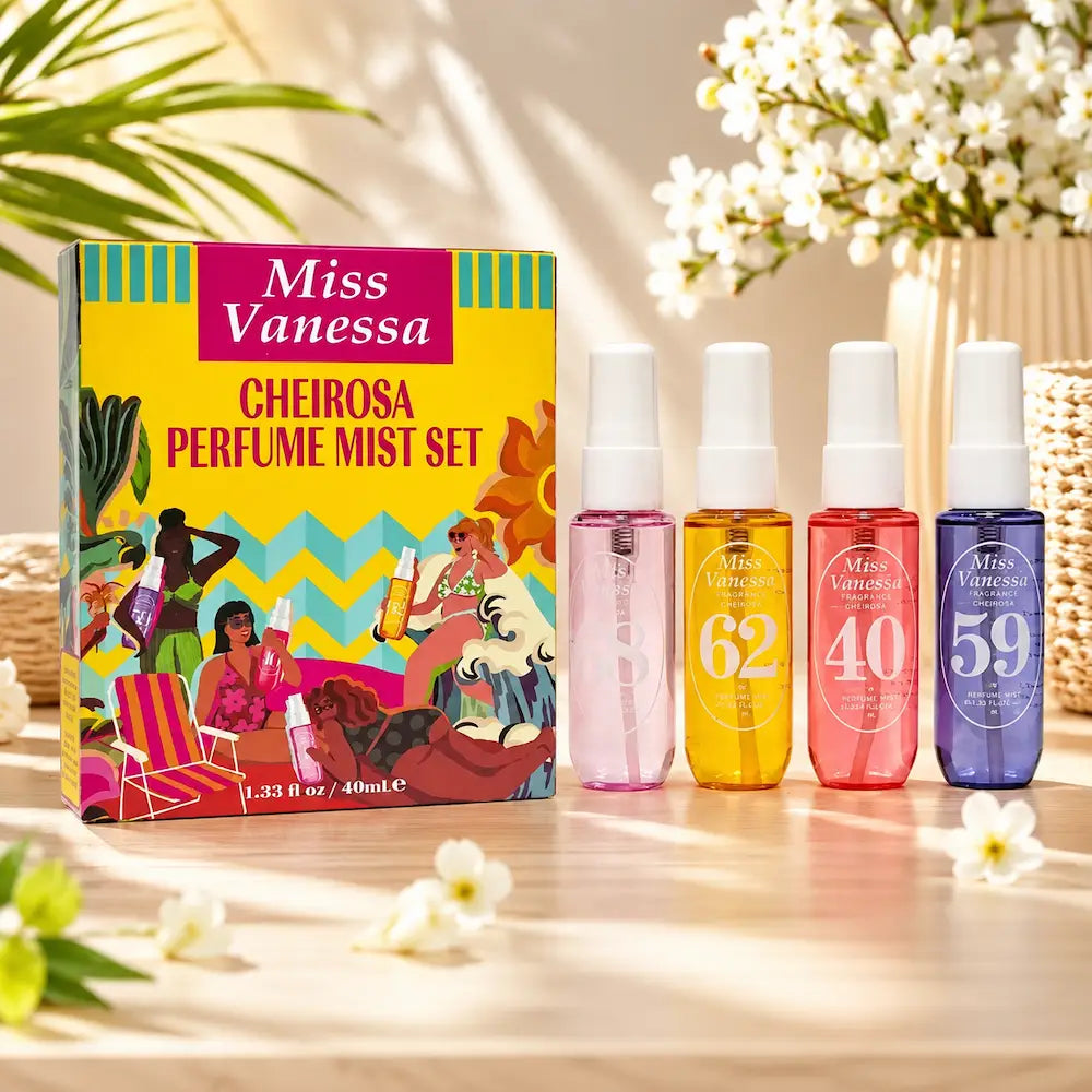 miss vanessa cheirosa perfume mist set 4 fragrâncias