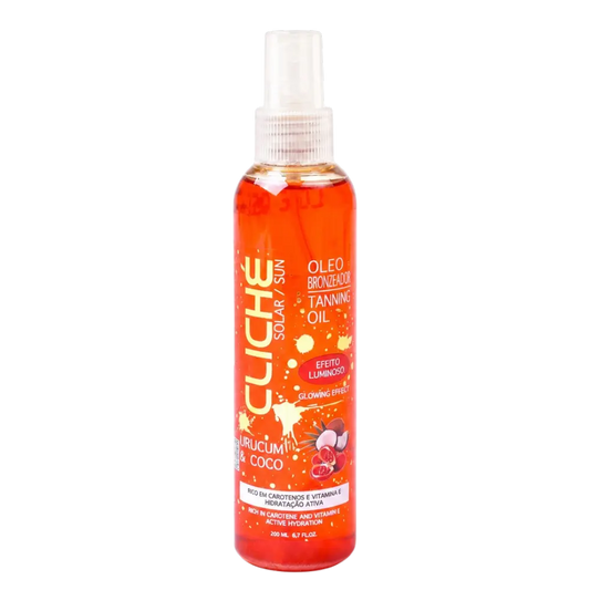 Óleo Bronzeador Urucum & Coco Cliché 200ml